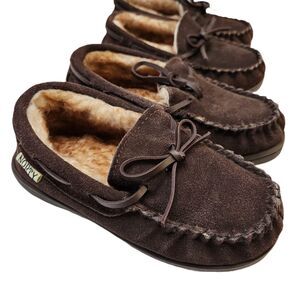 Norty Boys’ Slippers – Size 12/13, Hard Sole, Indoor/Outdoor House Shoes